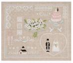 Pakket DMC - Deco Wedding Sampler BK895, Hobby en Vrije tijd, Borduren en Borduurmachines, Ophalen of Verzenden, Nieuw, Handborduren