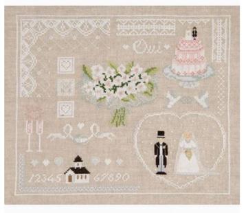 Package DMC - Échantillon de mariage décoratif BK895, Enlèvement ou Envoi, Neuf, Broderies à la main, Set à broder