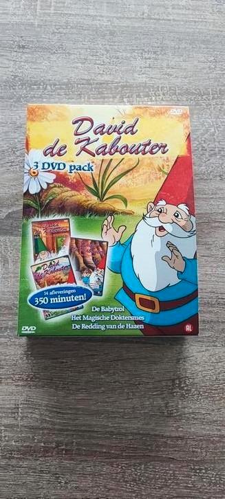 Dvd box david de kabouter nieuw, Cd's en Dvd's, Dvd's | Tekenfilms en Animatie, Nieuw in verpakking, Europees, Tekenfilm, Boxset