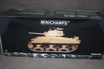 Char Sherman Minichamps - 1/35 - TOP, Enlèvement ou Envoi, Comme neuf