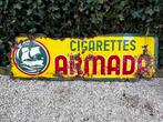 Emaille cigarettes armada, Ophalen, Gebruikt