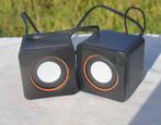 paire de mini enceintes pour ordinateur, Computers en Software, Pc speakers, Ophalen of Verzenden, Zo goed als nieuw