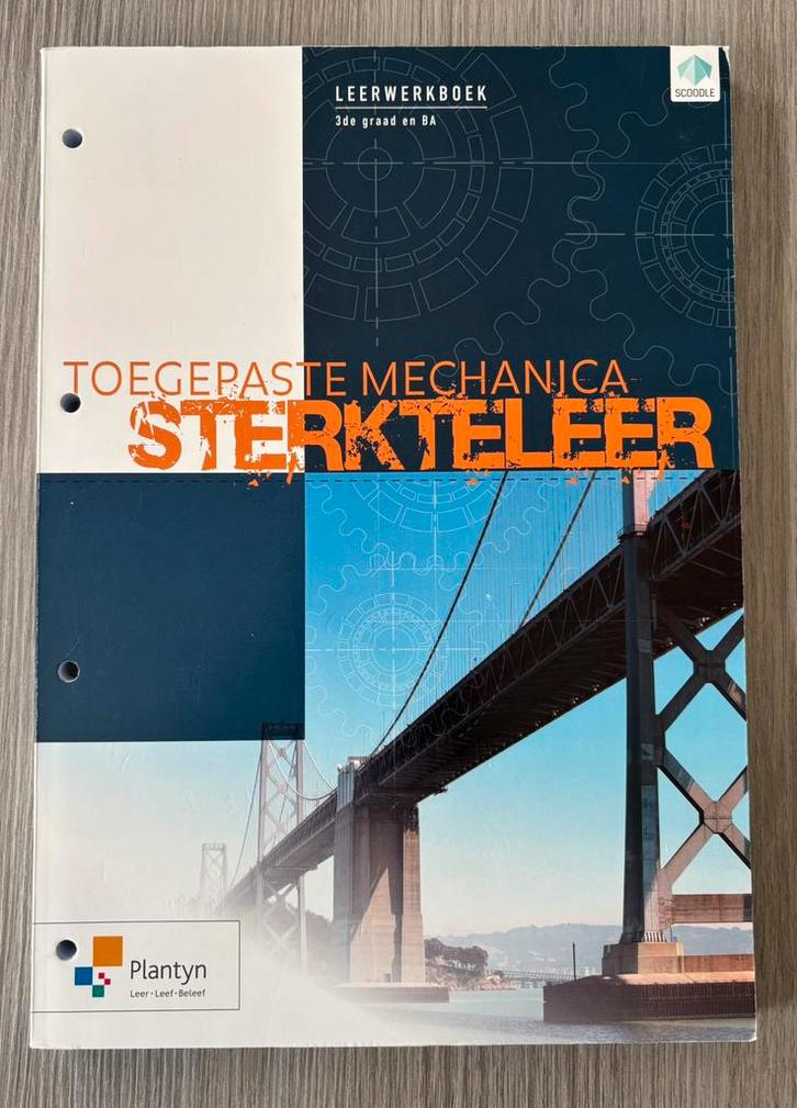 Toegepaste mechanica Sterkteleer - 3e graad, Boeken, Schoolboeken, Nieuw, Overige vakken, Overige niveaus, Ophalen of Verzenden