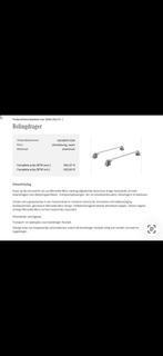 Originele dakdragers voor Mercedes-Benz c classe s206, Auto diversen, Dakdragers, Ophalen of Verzenden, Zo goed als nieuw
