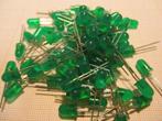 LED  diameter 5mm standaard GROEN  (NOS), Ophalen of Verzenden, Nieuw