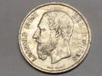 Belgique 5 francs 1865 Léopold II argent, Enlèvement ou Envoi, Argent