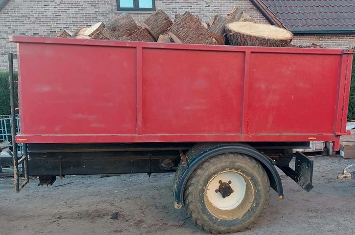 wagen met rollen brandhout, Jardin & Terrasse, Bois de chauffage, Enlèvement