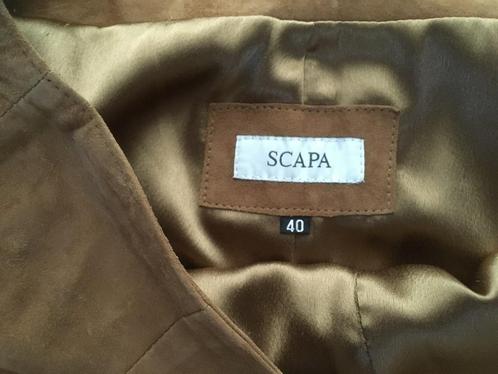 SCAPA camel daim broek - 38/40, Kleding | Dames, Broeken en Pantalons, Zo goed als nieuw, Maat 38/40 (M), Beige, Lang, Ophalen of Verzenden