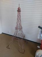 Eifeltoren in brons-messing 1,80m hoog, grondvlak 80x80cm, Ophalen