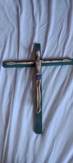 Crucifix bois 40x50x7.5, Antiquités & Art, Enlèvement ou Envoi