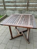 Tuintafel teak, Tuin en Terras, Tuintafels, Ophalen, Gebruikt, Vierkant, Teakhout