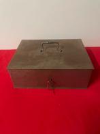 Stalen koffer met 1 sleutel, Ophalen, Zo goed als nieuw