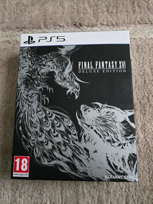 Final Fantasy XVI Deluxe édition neuf complet, Games en Spelcomputers, Games | Sony PlayStation 5, Nieuw, Ophalen of Verzenden