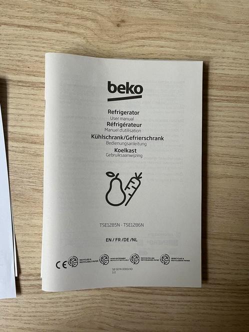 Réfrigérateur avec congélation Beko TSE1285N, Elektronische apparatuur, Koelkasten en IJskasten, Zo goed als nieuw, Ophalen