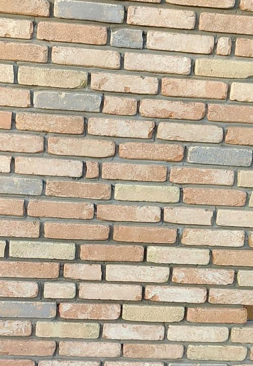 Retro Tiffany - Oranje Terca keramische gevelsteen, Doe-het-zelf en Bouw, Metselstenen, Nieuw, Bakstenen, Ophalen