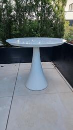 Keramische terras (eet) tafel diameter 85cm, Tuin en Terras, Zo goed als nieuw, Ophalen