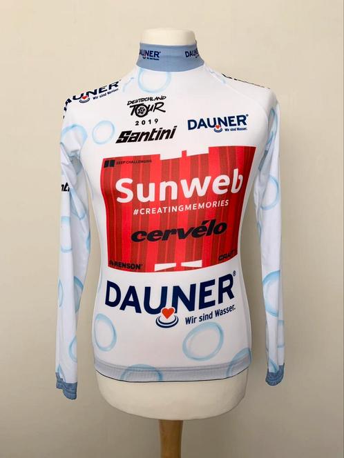Deutschland Tour 2019 Young Rider Jersey worn by Hirschi, Sport en Fitness, Wielrennen, Gebruikt, Kleding, Ophalen of Verzenden