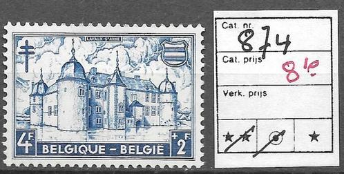 BELGIE  N  874   X1, Postzegels en Munten, Postzegels | Europa | België, 1 plakker, Europa, Met plakker, Ophalen of Verzenden