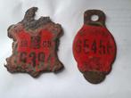 fietsnummerplaat, 1908 - 1913 West-Vlaanderen. relic, Ophalen of Verzenden