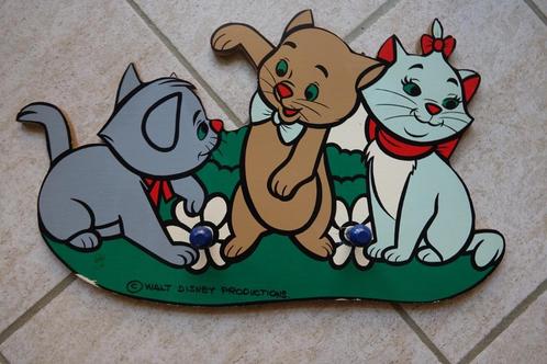 Aristocats , Walt Disney kapstok Berlioz , Marie & Toulouse, Verzamelen, Disney, Gebruikt, Overige typen, Overige figuren, Ophalen of Verzenden