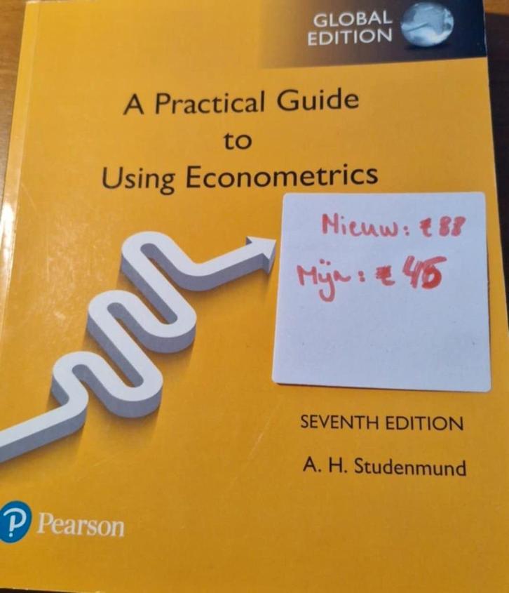 A Practical Guide to Using Econemetrics, Boeken, Studieboeken en Cursussen, Gelezen, Ophalen of Verzenden