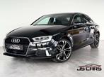 Audi A3 1.0 TFSI *SPORT*COCKPIT*CUIR*JANTES 18'*PDC*NAVI*, Auto's, 4 deurs, Gebruikt, Zwart, Leder