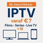 IPTV-vanaf €7 – Films, Series, Live TV & 18+ zenders, Overige merken, Nieuw, 120 Hz, Ophalen of Verzenden