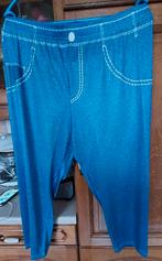 Leggings dame bleu jeans 48, Kleding | Dames, Broeken en Pantalons, Ophalen of Verzenden, Zo goed als nieuw, Blauw