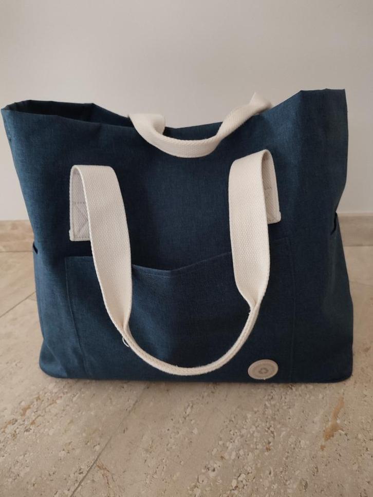 VINGA boodschappen-/strandtas, blauw: NIEUW, Handtassen en Accessoires, Tassen | Reistassen en Weekendtassen, Nieuw, Blauw, Minder dan 40 cm