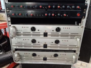 3 amplis inter m sound system filtre processeur beschikbaar voor biedingen