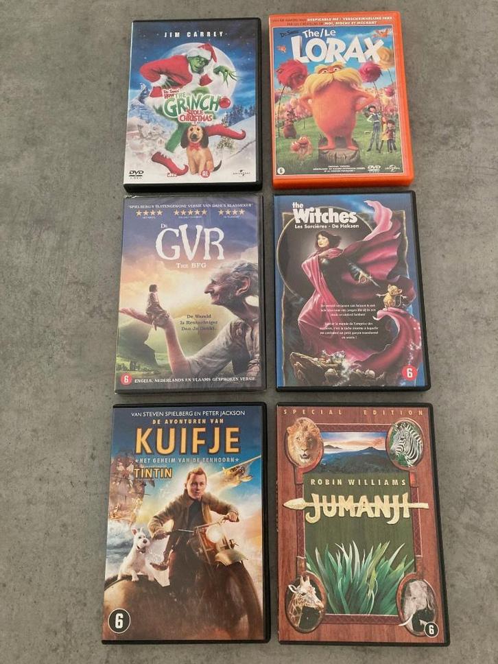 12 DVD's voor kinderen, Cd's en Dvd's, Dvd's | Kinderen en Jeugd, Zo goed als nieuw, Film, Alle leeftijden, Ophalen of Verzenden