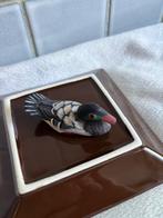 Miniatuur voor raam of plank 1 kleine gekleurde eend, Ophalen, Zo goed als nieuw