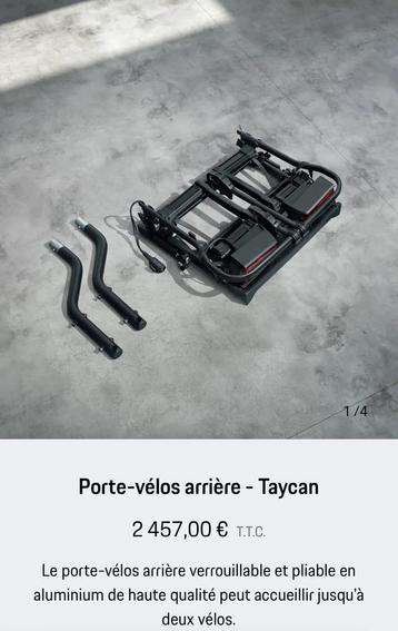 Porsche Taycan fietsenrek beschikbaar voor biedingen