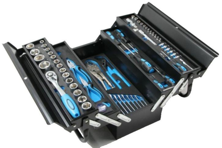 Gereedschapskist 86dlg. Pro - Nieuw, Doe-het-zelf en Bouw, Gereedschapskisten, Nieuw, Gevuld, Ophalen of Verzenden