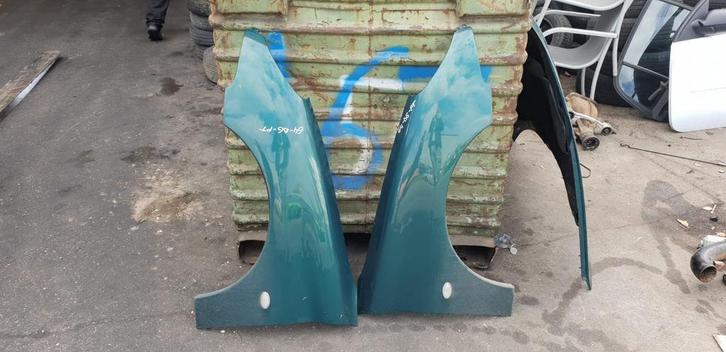 PEUGEOT 206 VOORSCHERMEN  LINKS+RECHTS  BJ 98 TOT 2008, Auto-onderdelen, Carrosserie, Spatbord, Gebruikt, Ophalen of Verzenden