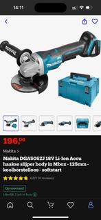 Makita LXT DGA505ZJ accu haakse slijper body in Mbox., Doe-het-zelf en Bouw, Ophalen, Nieuw