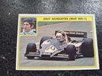 Sticker Panini Formule 1 Jody Scheckter Wolf WR-1, Ophalen of Verzenden, Zo goed als nieuw, Auto of Motor