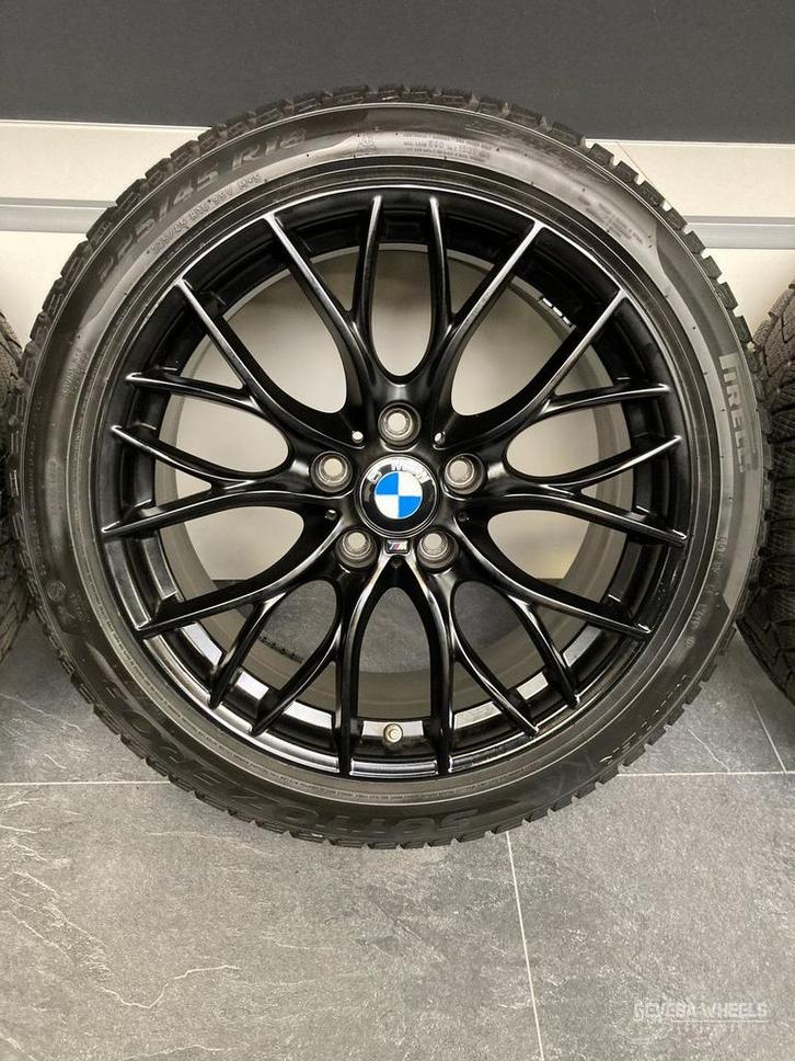 18” originele BMW 3 serie F30 F31 velgen + winterbanden 405M, Auto-onderdelen, Banden en Velgen, Banden en Velgen, Winterbanden