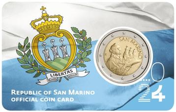 Coincard San Marino 2024 - Vlag van de Republiek San Marino