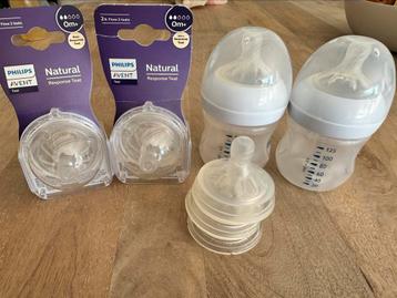Avent flesjes met nieuwe spenen beschikbaar voor biedingen