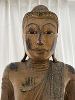 In prijs verlaagd! Mooie grote houten Boeddha -Buddha