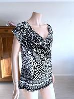 Caroline Biss top met watervalkraag – Maat 44, Taille 42/44 (L), Enlèvement ou Envoi, Autres couleurs, Comme neuf
