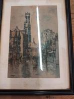 Brugge, Antiek en Kunst, Kunst | Etsen en Gravures, Ophalen