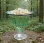 Antieke vaas inclusief deco bloem voor Pasen, Huis en Inrichting, Woonaccessoires | Vazen, Nieuw, Ophalen of Verzenden, Glas, Minder dan 50 cm