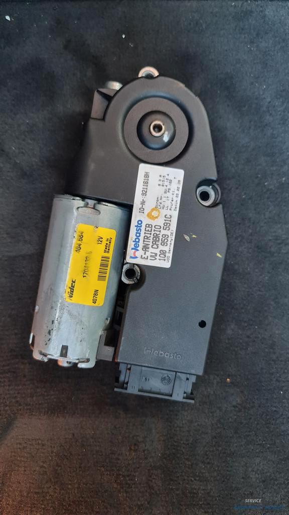 Schuifdakmotor Eos volkswagen cabriolet panoramadak 1q095959, Auto-onderdelen, Elektronica en Kabels, Volkswagen, Gebruikt