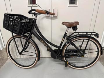 Matt zwart cortina u4 26 inch zeer nette staat! Erg gewild, Fietsen en Brommers, Ophalen, Zo goed als nieuw, Versnellingen