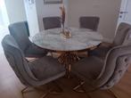 Eettafel + 6 stoelen, Huis en Inrichting, Complete eetkamers, Ophalen of Verzenden, Zo goed als nieuw