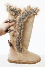 Mooie Suede/Schapenvacht LFA Bont Laarzen s1 (Maat 39) €60,-, Kleding | Dames, Hoge laarzen, Bruin, Verzenden, Zo goed als nieuw