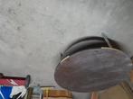 Ancienne table de salon a reparer diametre superieur 80cm, Maison & Meubles, Enlèvement, Utilisé