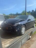 Mercedes C220 CDI met ongevalschade!, Auto's, Automaat, Zwart, 4 cilinders, Zwart